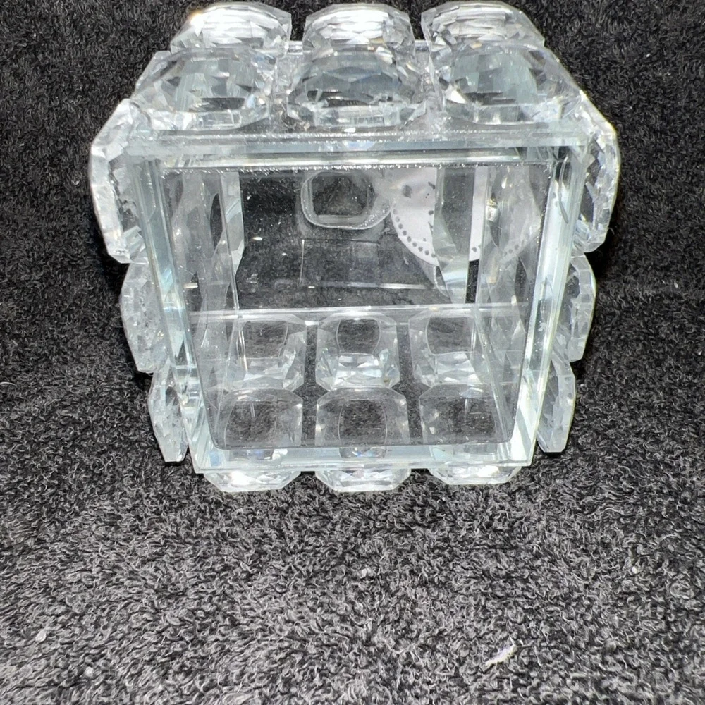 Crystal Square Lidded Trinket Jewelry Box NEW‎ Vidali Collection Decorative